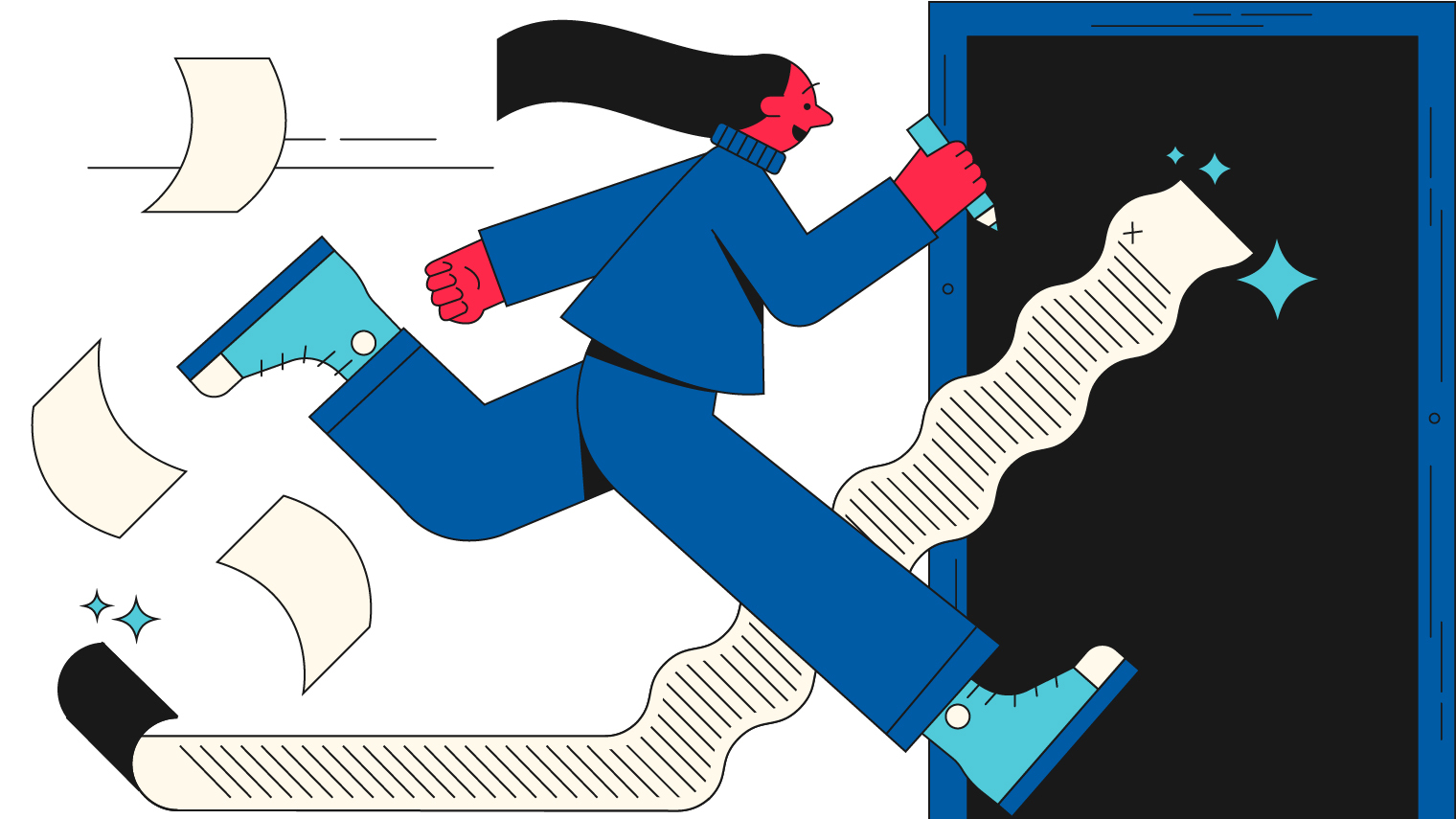 illustration of the great resignation
