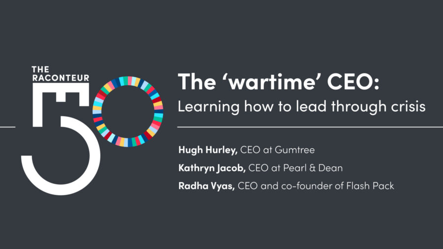 Rac50 Title Card The ‘wartime’ Ceo